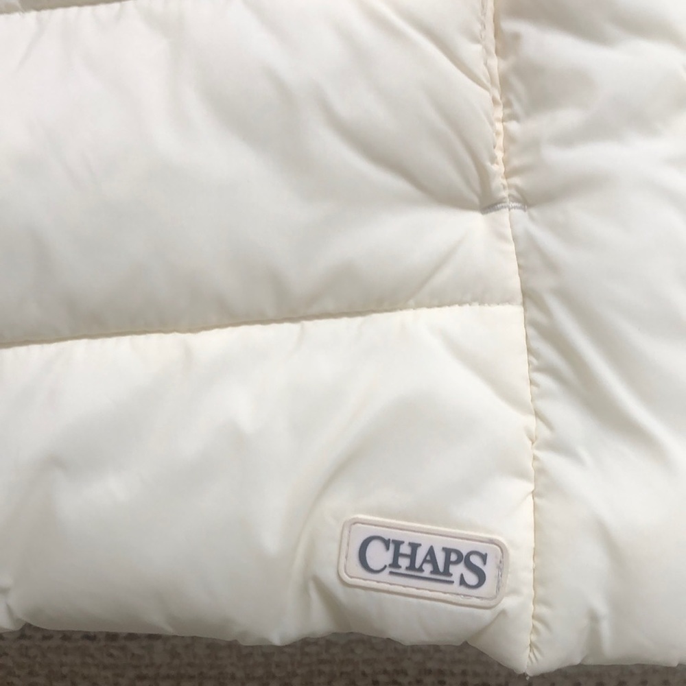 NWT Ralph Lauren Cream Puffer Vest - Picture 5 of 6